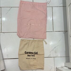 Sophia Webster Light Pink shoe bag